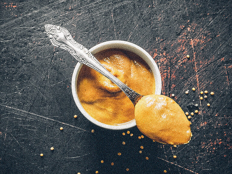 Geschmackvoller Biersenf aus der Küche des Hotel Eibl-Brunner.